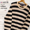 TOMMY HILFIGER ストライプ メンズセーター LG