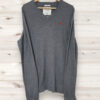 Abercrombie&fitch カシミア混　Vネックセーター　グレー　アバクロ
