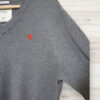 Abercrombie&fitch カシミア混　Vネックセーター　グレー　アバクロ