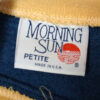 MORNING SUN　猫　裏起毛　スウェット　Made in USA製 ゆるダボ　ダサかわ